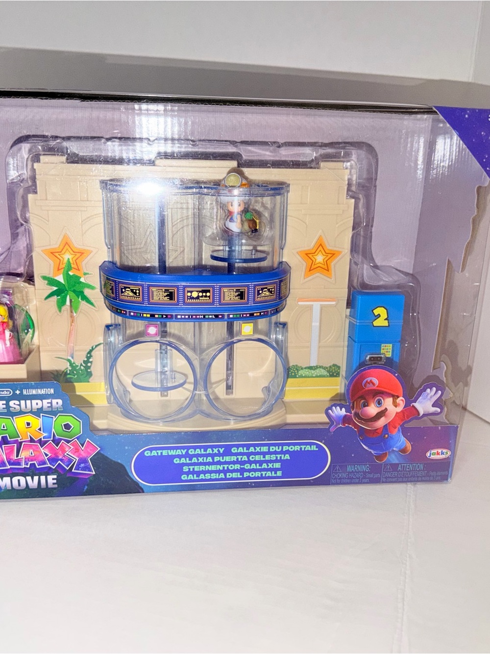 Nintendo Super Mario Galaxy Gateway Galaxy Playset - Blue, Cream